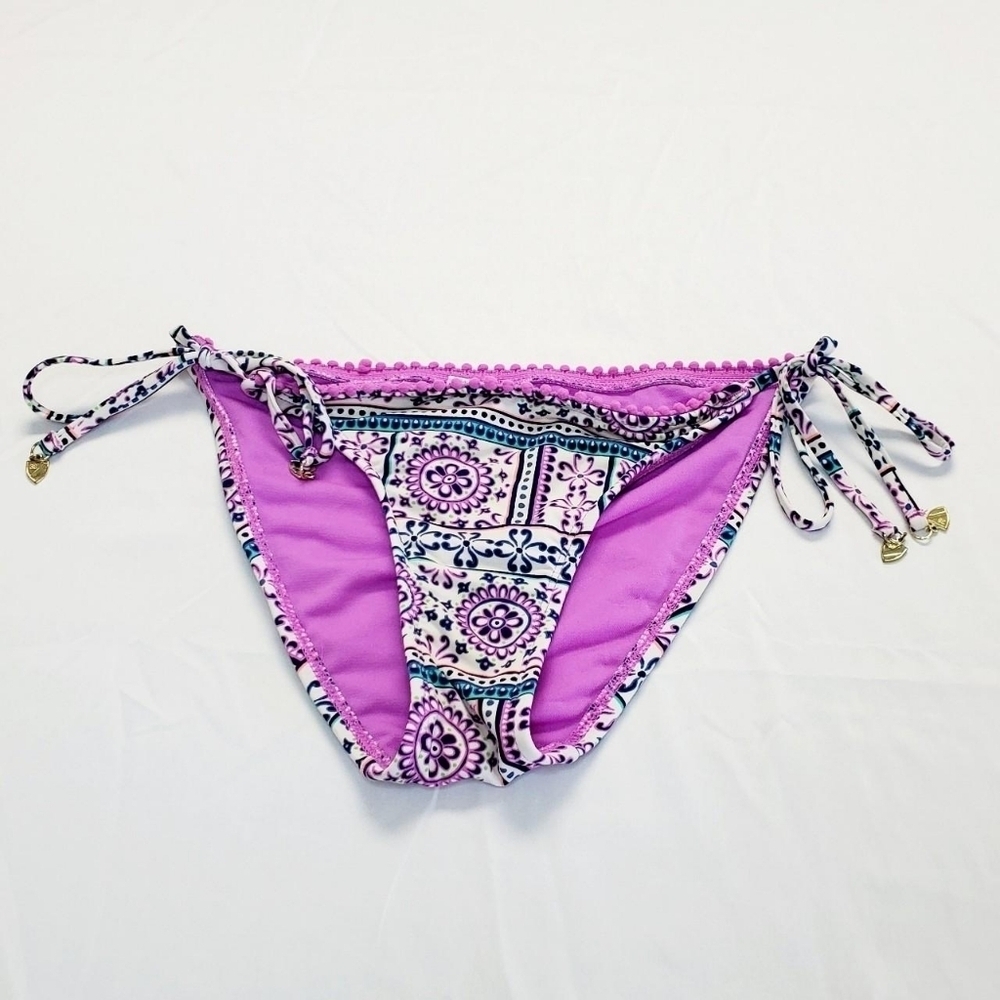 Cremieux Adjustable Hipster Tie Sides Bikini Bottom